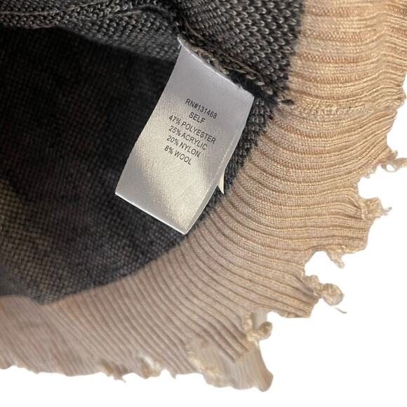 Fate Women's Size Small Cheetah Animal Print Distressed Sweater - Picture 5 of 9